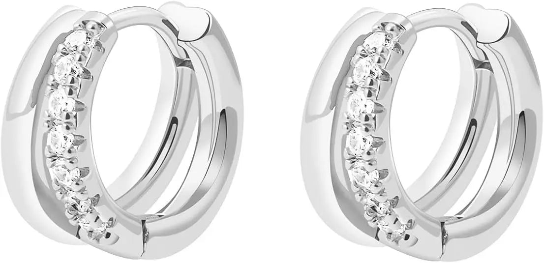 Big Thick Illusion Hoop Earrings